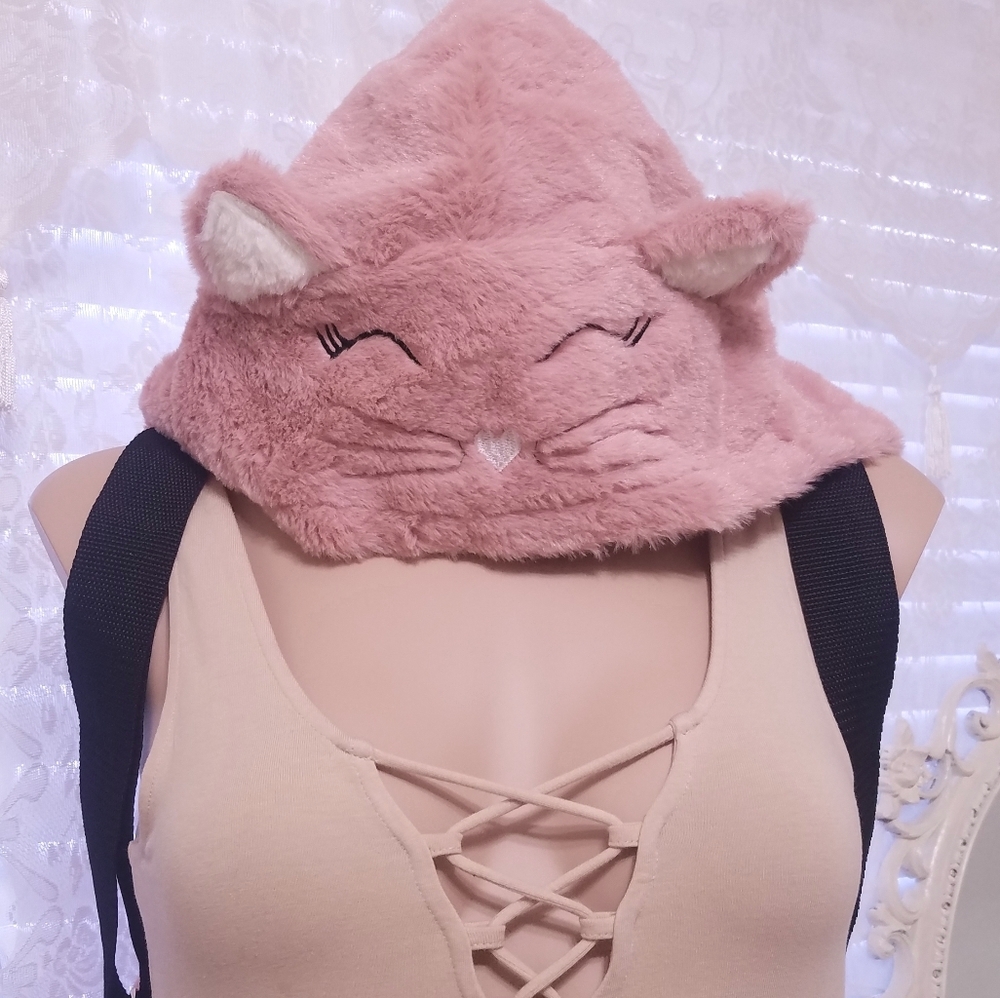 Rose Hooded Backpack